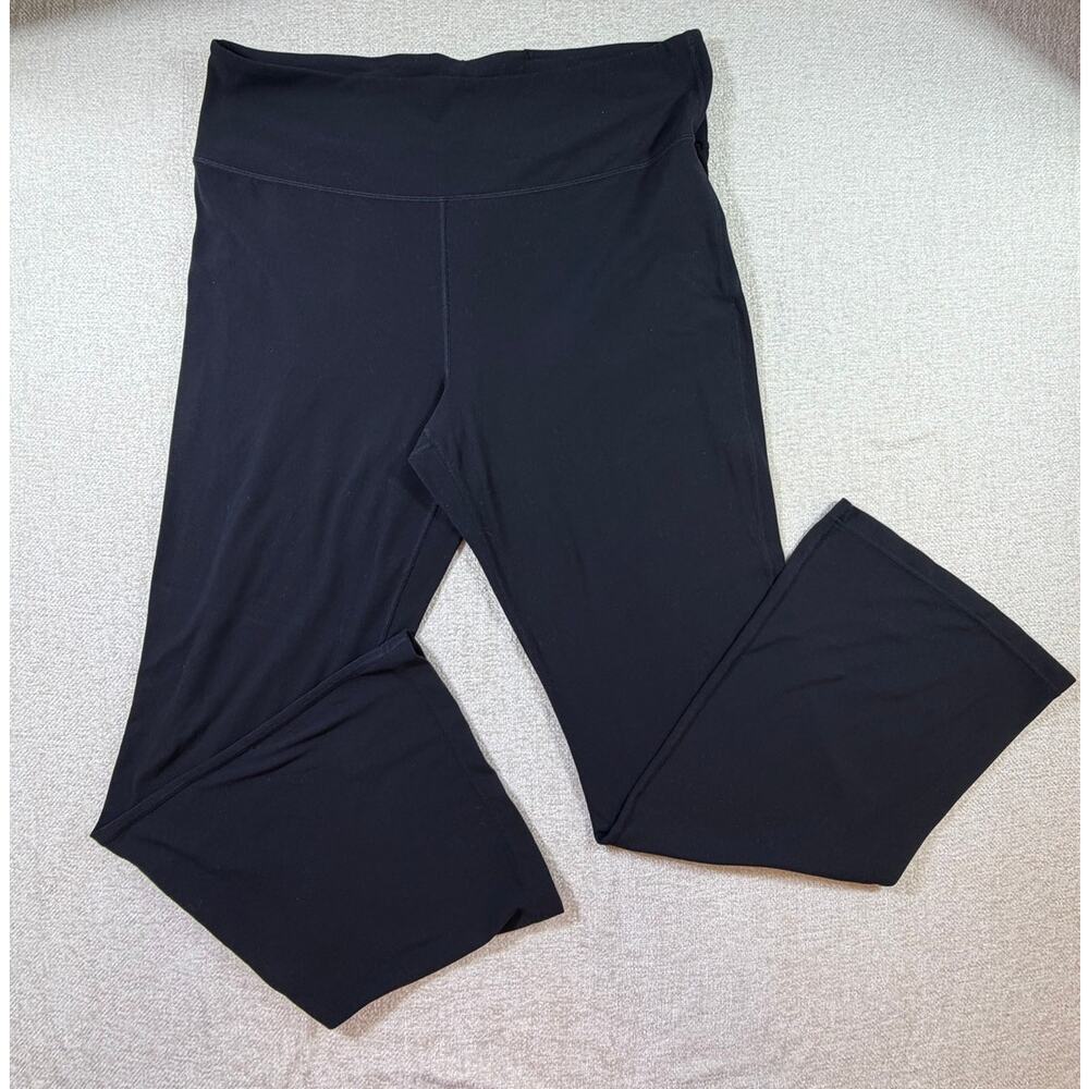 Lululemon Women Black 18 Nulu High Rise Flared Leg Stretch Yoga Pants Workout
